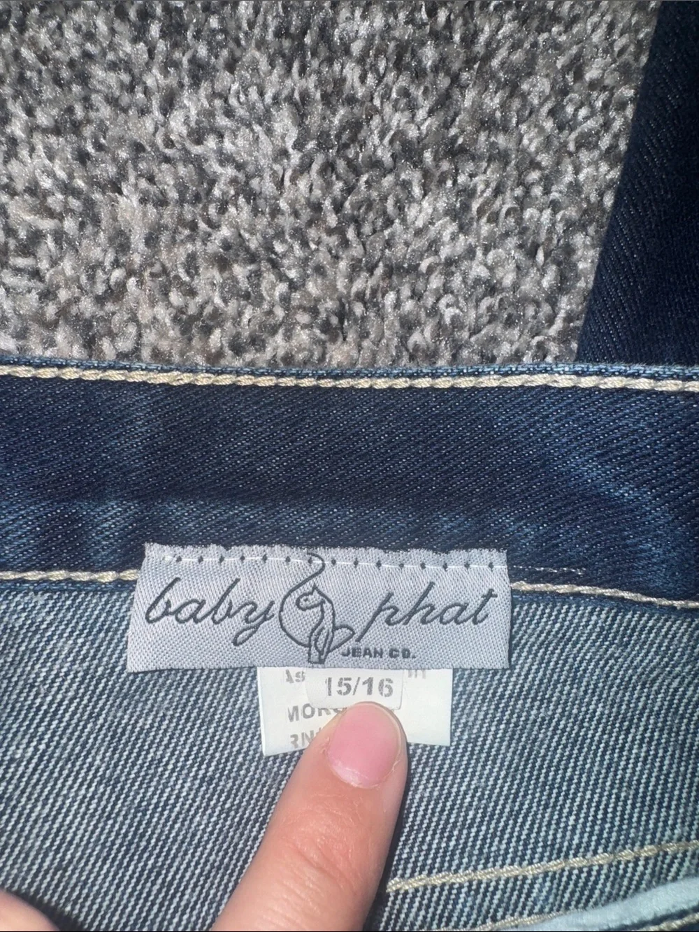 Baby Phat Embroidered Jeans VTG - Picture 7 of 8
